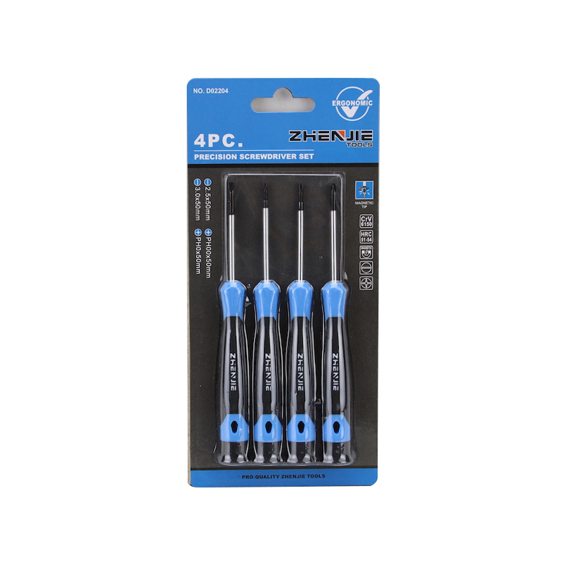 Pacáistiú Sandwich 4pcs Slotted Phillips Precision Screwdriver Set