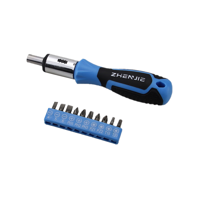 Tiománaí Sealbhóir Giotán 11pcs & Slotted Phillips Pozidriv Torx Bit Set