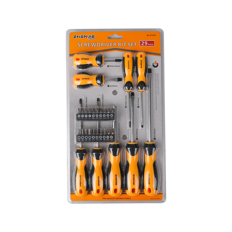 29pcs Slotted Phillips Pozidriv Sraith Giotán Scriúire Torx CRV