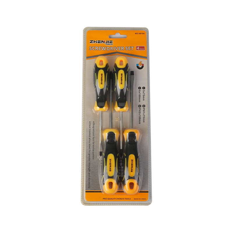 4pcs Slotted & Phillips CRV Scriúire Set