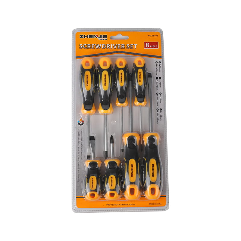 8pcs Leid Maighnéadaithe Slotted & Phillips CRV Scriúire Set
