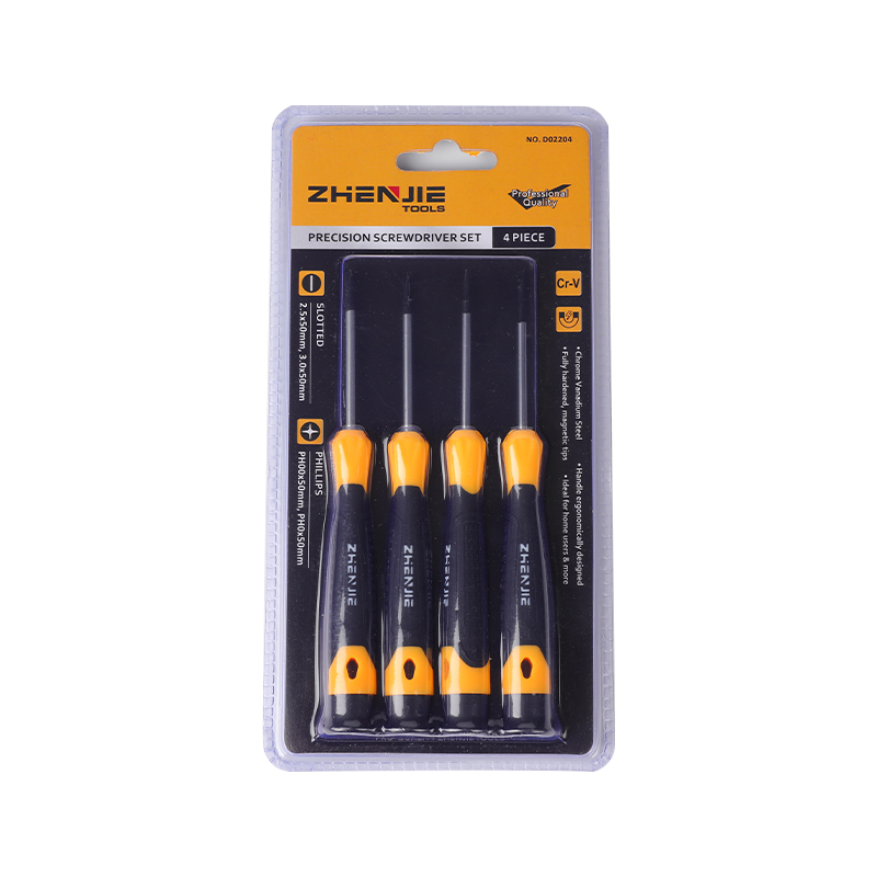 Pacáistiú Sandwich 4pcs Slotted Phillips Precision Screwdriver Set