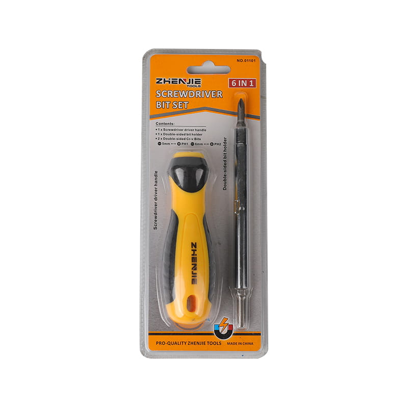 6 in 1 Socrú Giotán Scriúire Slotted & Phillips