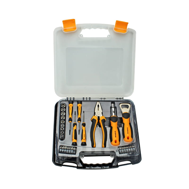 30pcs Slotted Phillips Pozidriv Square CRV Scriúire Comhcheangailte Socraigh Uirlis