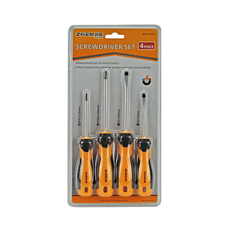 4pcs Slotted & Phillips Set Screwdriver