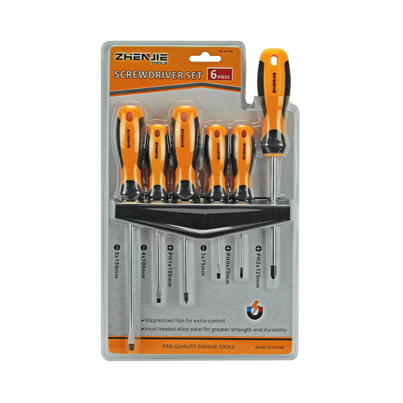 6pcs Slotted & Phillips Set Screwdriver