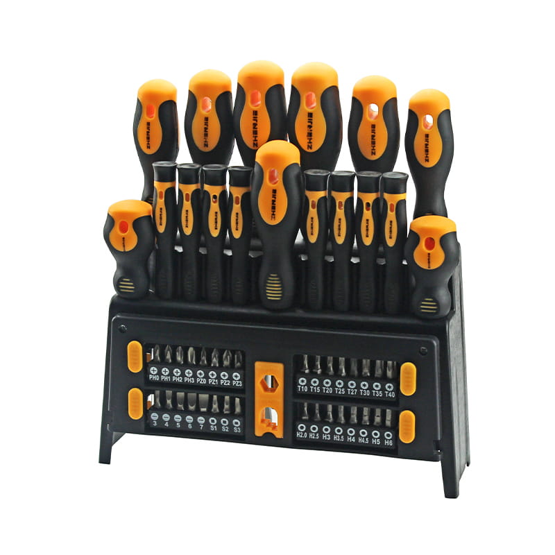 Seilf Plaisteacha 50pcs & Pacáistiú Blister Dúbailte CRV Set Giotán Scriúire