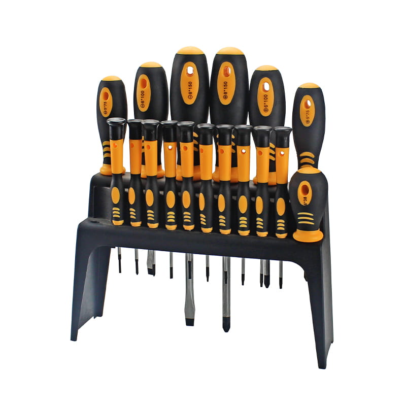 18pcs Seilf Plaisteacha & Pacáistiú Blister Dúbailte CRV Scriúire Set