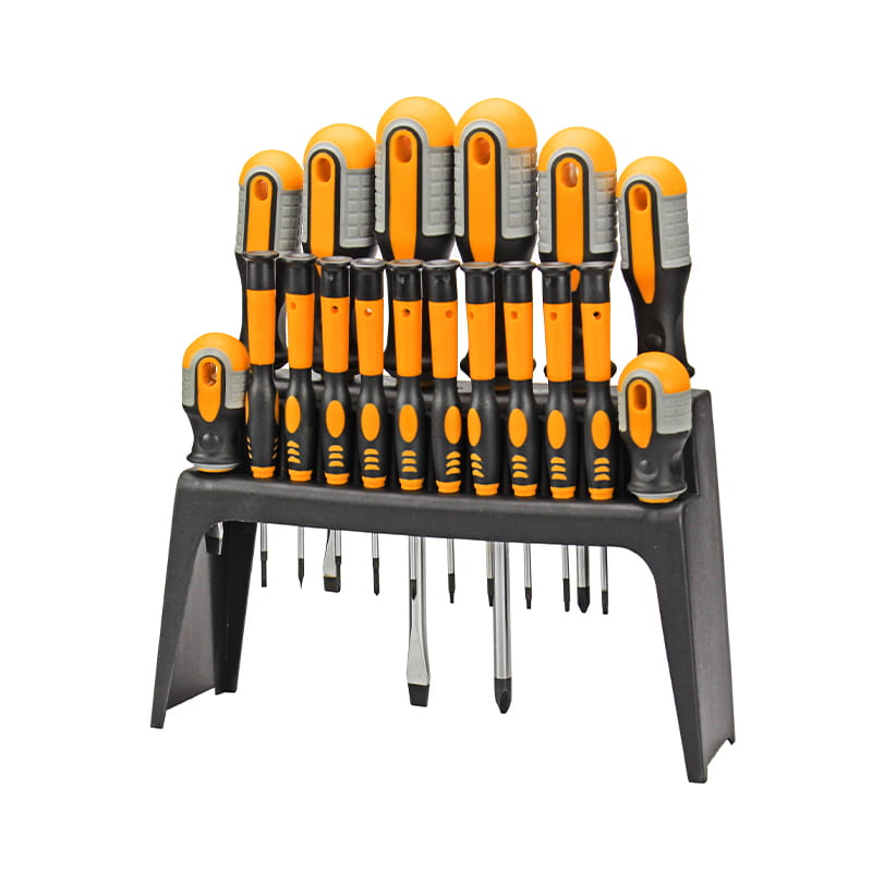 Seilf Plaisteacha 18pcs & Pacáistiú Blister Dúbailte CRV Sraith Scriúdaire Torx