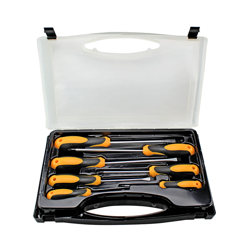 7pcs Bosca Plaisteacha Pacáistiú CRV Scriúwdriver Set