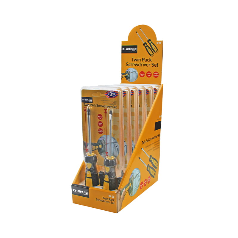 2pcs Blister Dúbailte & Bosca Taispeána Pacáistiú Sraith Scriúire CRV
