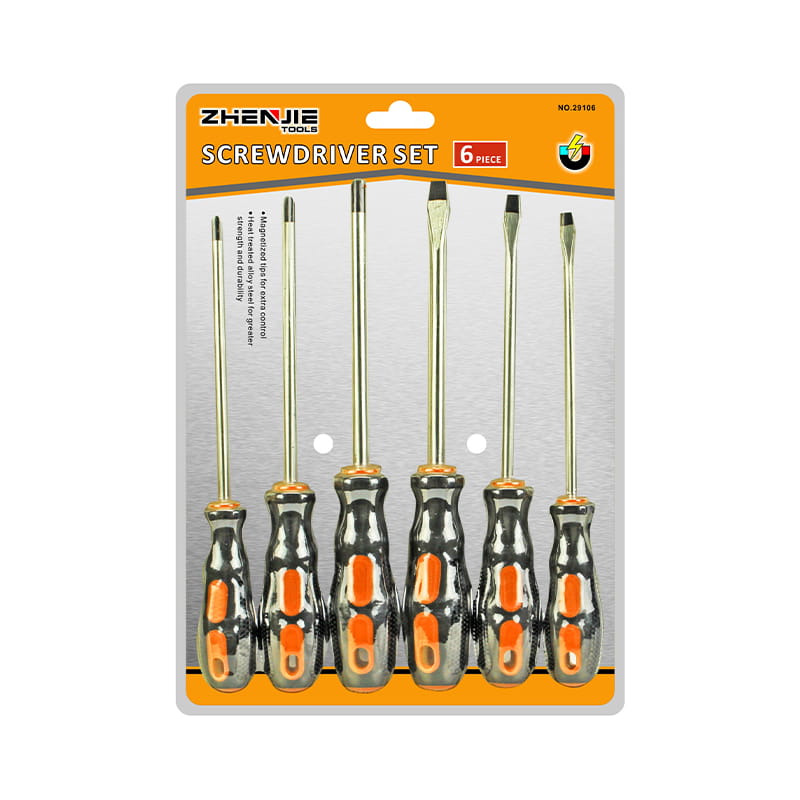 6pcs Cruaite & Tempered Blade CRV Scriúdaire Set