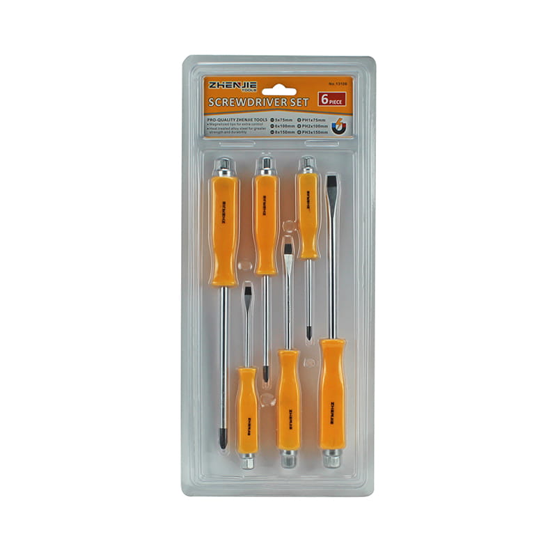 6pcs Láimhseáil Set Scriúire CRV Deartha go hEirgeanamaíochta