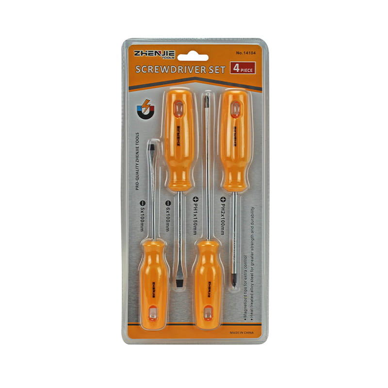 4pcs Láimhseáil Socraigh Ergonomically Deartha Scriúire CRV