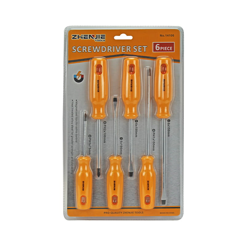 6pcs Láimhseáil Set Scriúire CRV Deartha go hEirgeanamaíochta