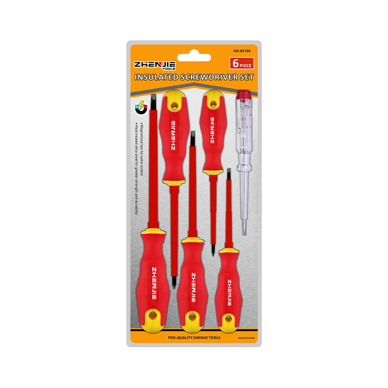 6pcs Slotted & Phillips CRV Set Scriúire Inslithe
