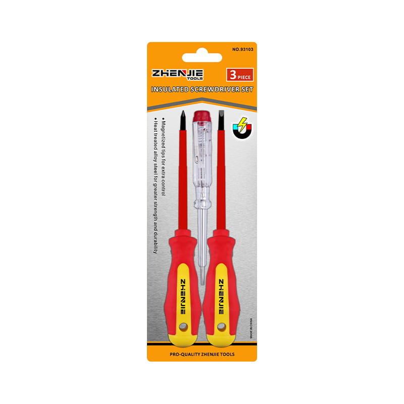 3pcs Slotted & Phillips Leid Maighnéadaithe Socrú Scriúire Inslithe