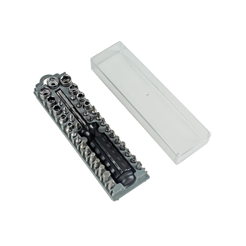 38pcs Slotted Phillips Pozidriv Torx Hex CRV Giotán Set