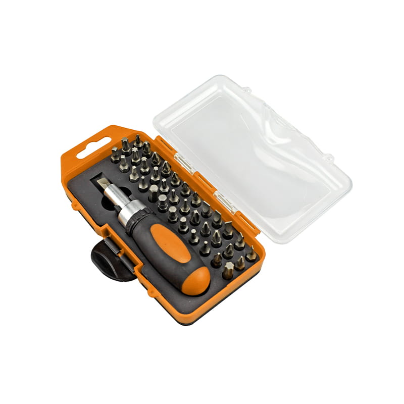 38pcs Bosca Plaisteacha Pacáistiú Ratchet Socraigh CRV Giotán