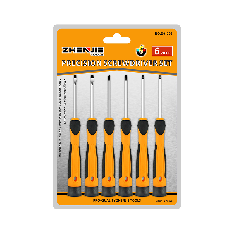 6pcs Pacáistiú Blister Dúbailte Slotted Phillips Torx Set Screwdriver Beachtas